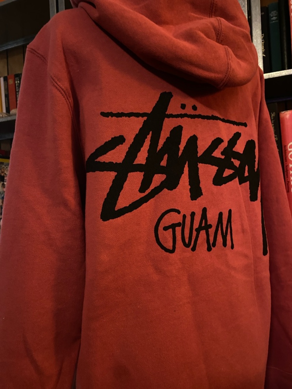🆕 STUSSY full zip hoodie GUAM CHAPTER stüssy exclusive Medium 🇬🇺 - Picture 4 of 15